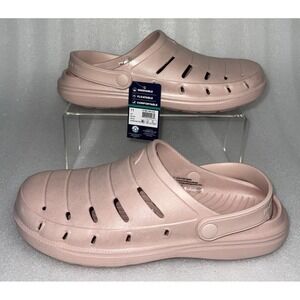 Rugged Shark Women's Comfort Eva Clog Sandals Baby Pink w/ Glitter‎ Size 11 NEW